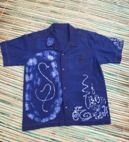 Vintage batik doodle shirt