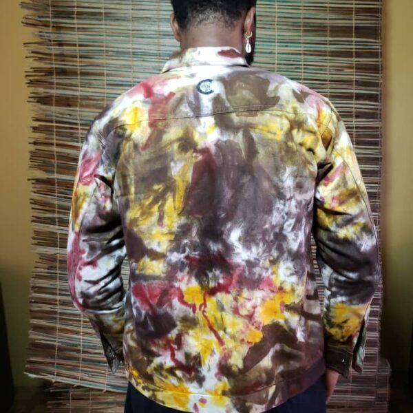 Adire jacket for men